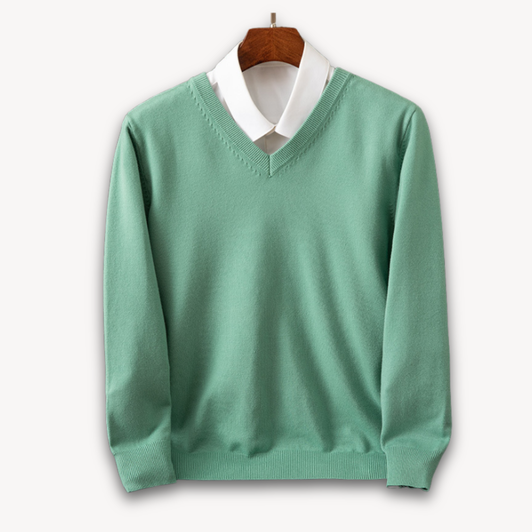 Nico | V Ausschnitt Pullover für zeitlose Eleganz