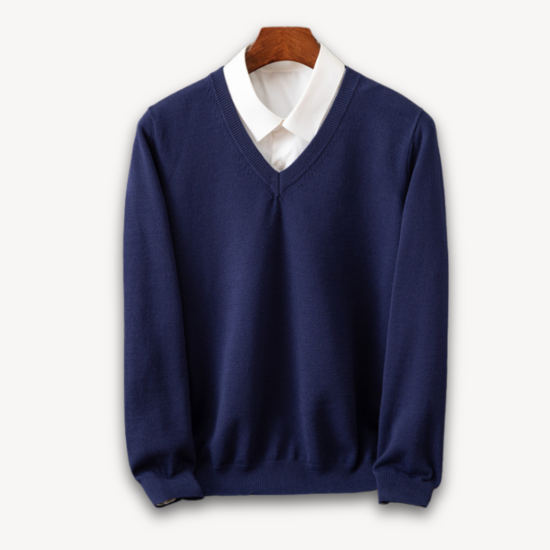 Nico | V Ausschnitt Pullover für zeitlose Eleganz