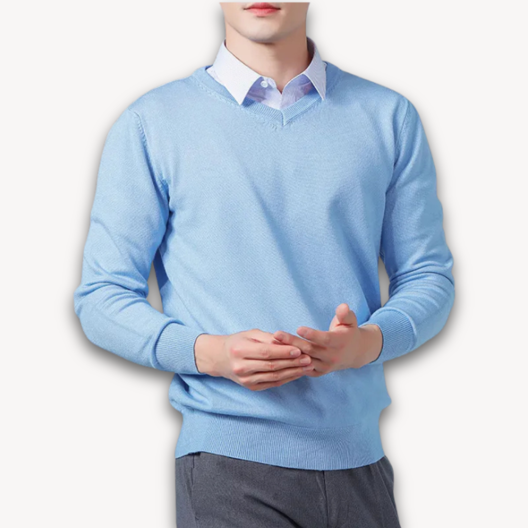 Nico | V Ausschnitt Pullover für zeitlose Eleganz