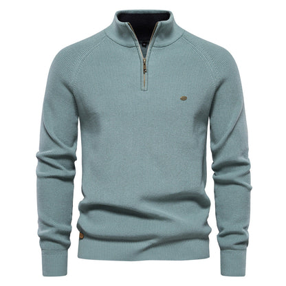 Luxuriöser Pullover mit Reißverschluss