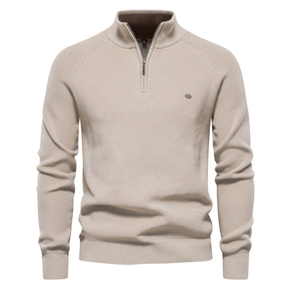 Luxuriöser Pullover mit Reißverschluss