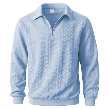 Italienischer Reißverschluss-Pullover