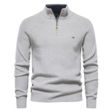 Luxuriöser Pullover mit Reißverschluss
