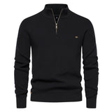 Luxuriöser Pullover mit Reißverschluss