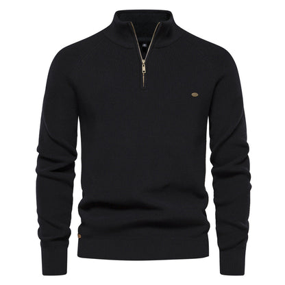 Luxuriöser Pullover mit Reißverschluss