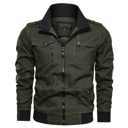 Herren Langarm-Jacke mit Taschen