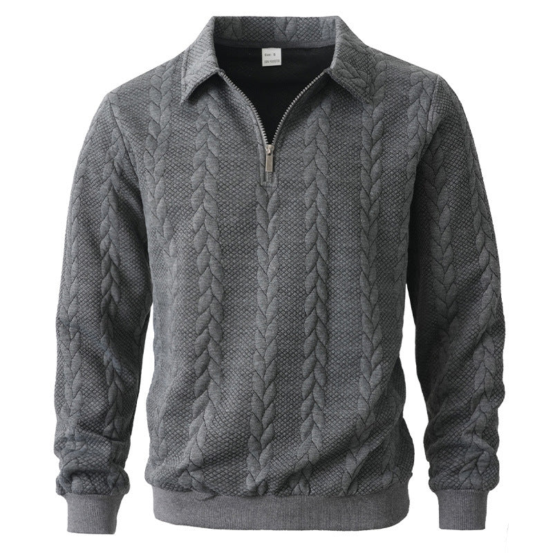Italienischer Reißverschluss-Pullover