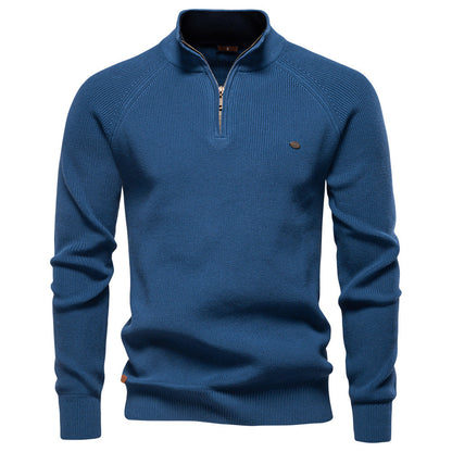 Luxuriöser Pullover mit Reißverschluss