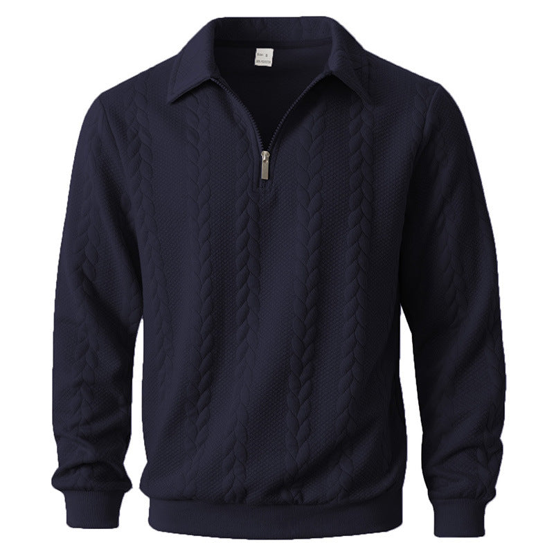 Italienischer Reißverschluss-Pullover