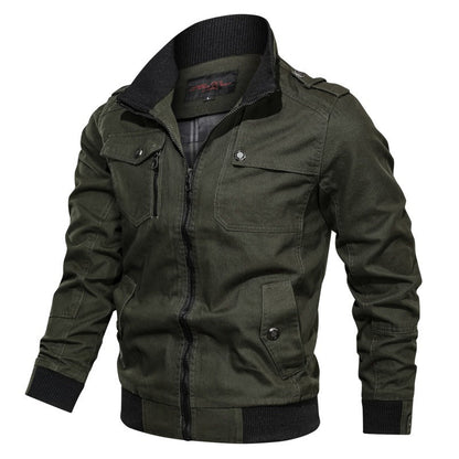 Herren Langarm-Jacke mit Taschen