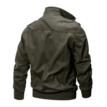 Herren Langarm-Jacke mit Taschen