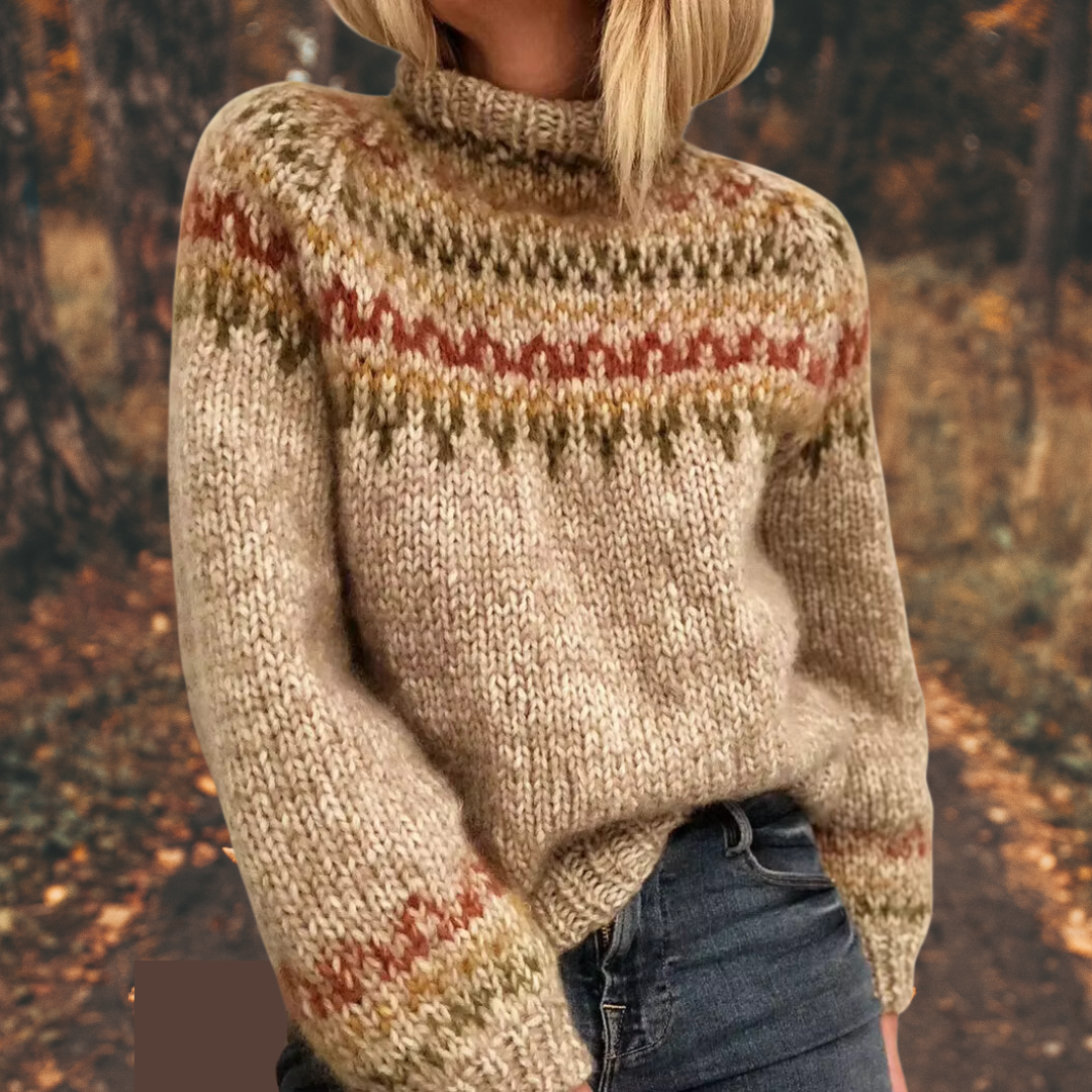 Sommerfeld | Strickpullover mit Stehkragen