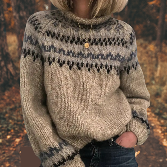 Sommerfeld | Strickpullover mit Stehkragen