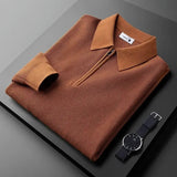 Eleganter Pullover mit Reißverschluss für Männer