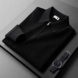 Eleganter Pullover mit Reißverschluss für Männer