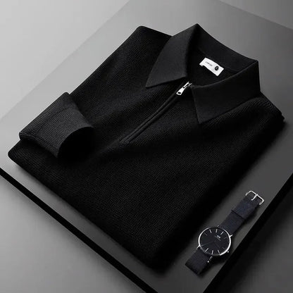 Eleganter Pullover mit Reißverschluss für Männer