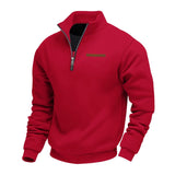 Lässiger Fleece-Zip-Pullover