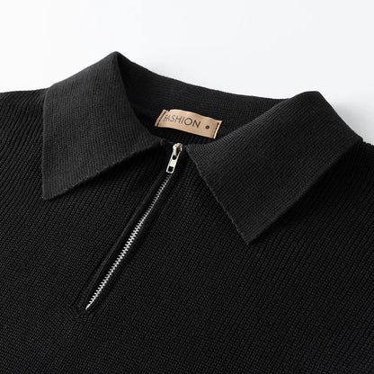 Eleganter Pullover mit Reißverschluss
