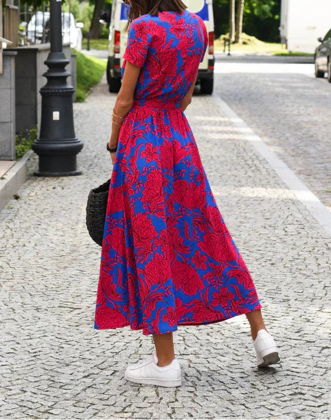 Jorlyn™ - Elegantes Kleid mit V-Ausschnitt und figurbetonter Passform