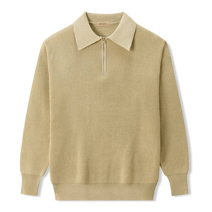 Eleganter Pullover mit Reißverschluss
