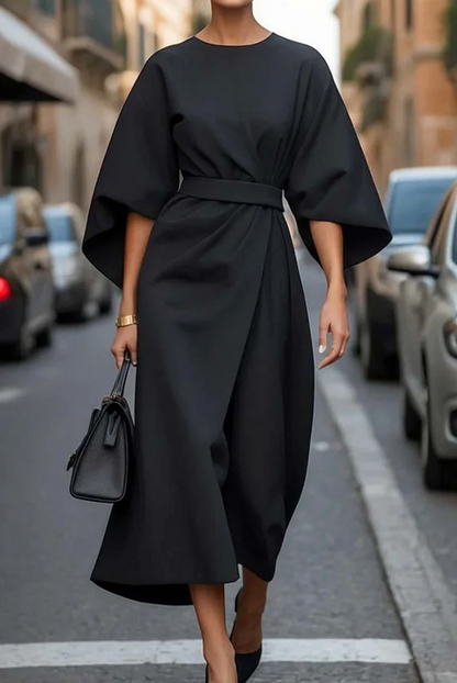 Rome™ – Zeitlos elegantes Kleid mit Laternenärmeln