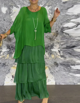 Shina™ - Elegantes Fließendes Maxikleid
