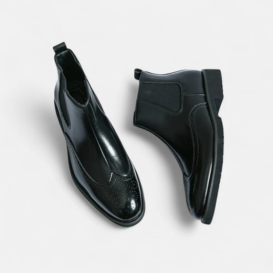 Marzio™ | Elegante Chelsea-Stiefel für Herren aus Kunstleder