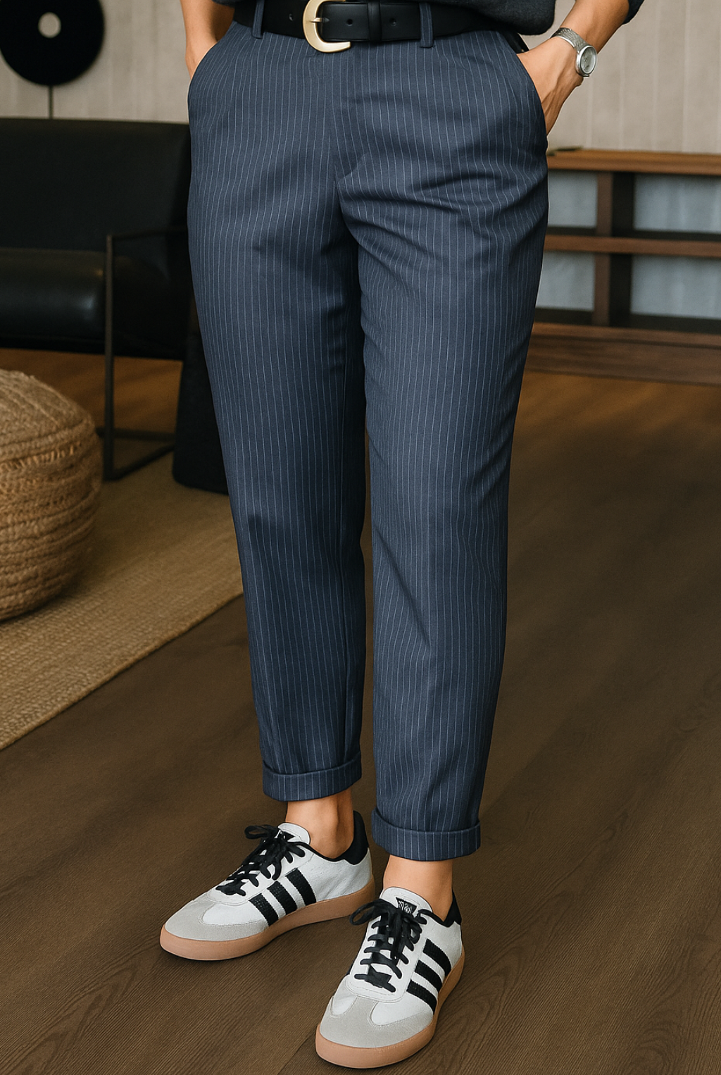 Sommerfeld | ELEGANTE, FIGURSCHMEICHELNDE HOSE MIT STREIFEN