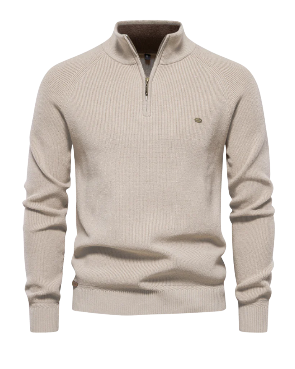 Luxuriöser Pullover mit Reißverschluss