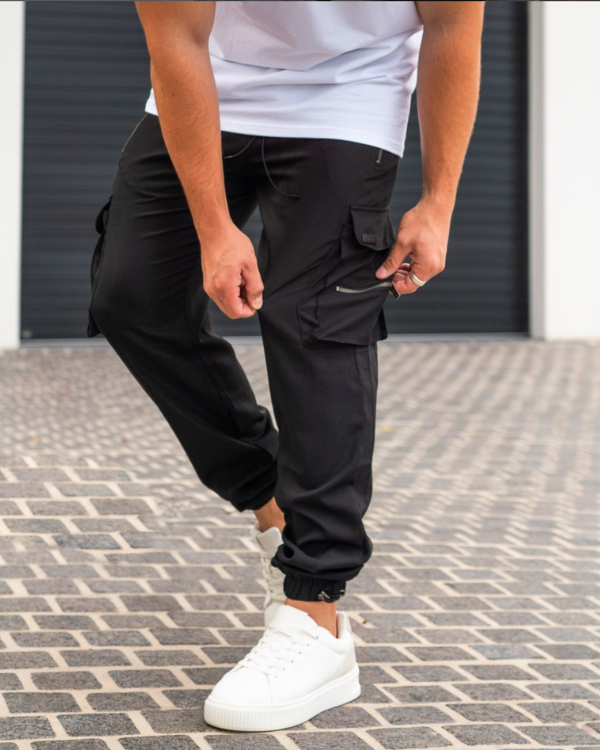 Sommerfeld | Schwarze Cargo-Hose (1 kaufen, 1 GRATIS dazu)
