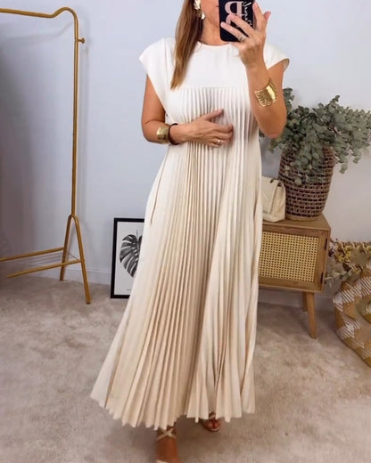 Petra™ – Zeitloses & Bequemes Plissiertes Kleid