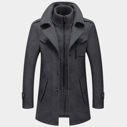 Sommerfeld | Luxuriöser Doppelkragen-Trenchcoat für Herren