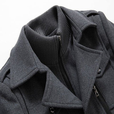 Sommerfeld | Luxuriöser Doppelkragen-Trenchcoat für Herren