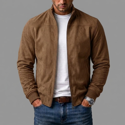 Sommerfeld | Elegante Wildleder-Bomberjacke für Herren (1 Kaufen, 1 GRATIS dazu)