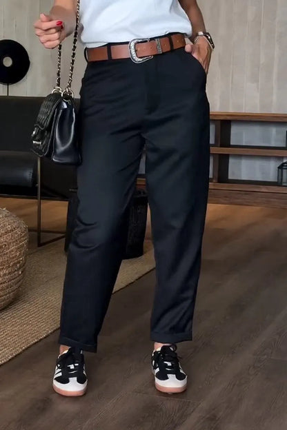 Sommerfeld | ELEGANTE, FIGURSCHMEICHELNDE HOSE MIT STREIFEN