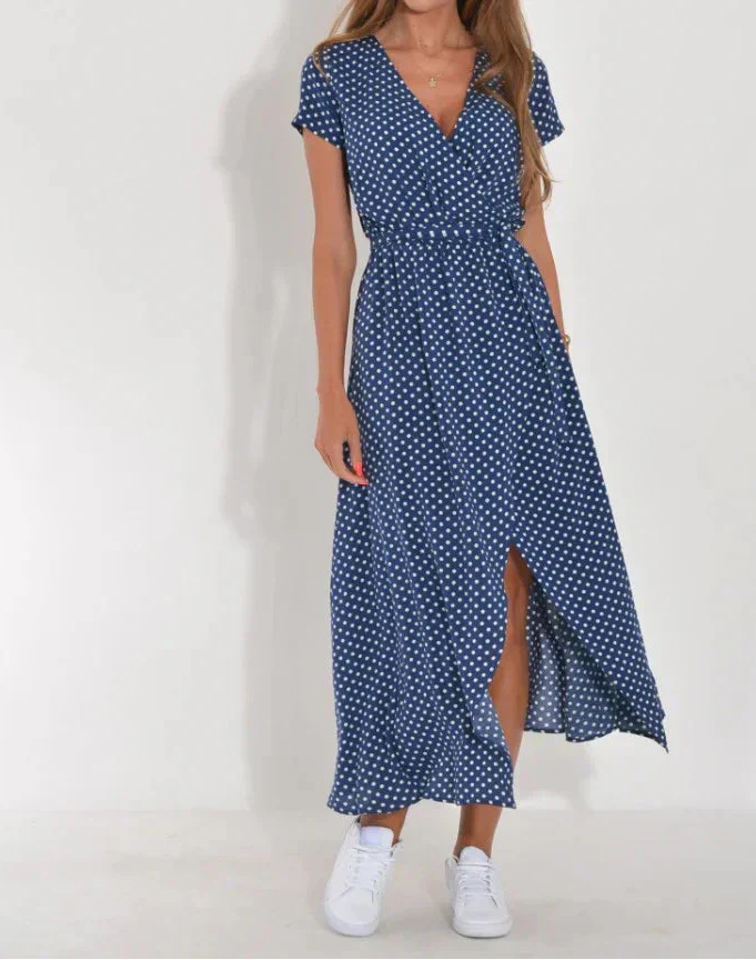 Jorlyn™ - Elegantes Kleid mit V-Ausschnitt und figurbetonter Passform
