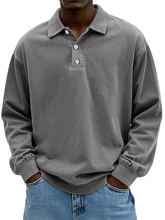 Sommerfeld | Lässiges langärmeliges Herren-Polo