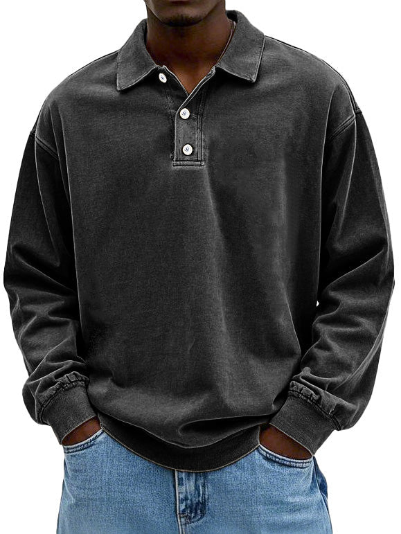 Sommerfeld | Lässiges langärmeliges Herren-Polo