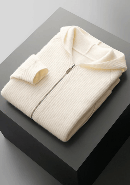 Sommerfeld | Merino Zip-Hoodie aus extra feiner Merinowolle