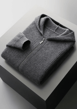 Sommerfeld | Merino Zip-Hoodie aus extra feiner Merinowolle