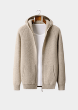 Sommerfeld | Merino Zip-Hoodie aus extra feiner Merinowolle