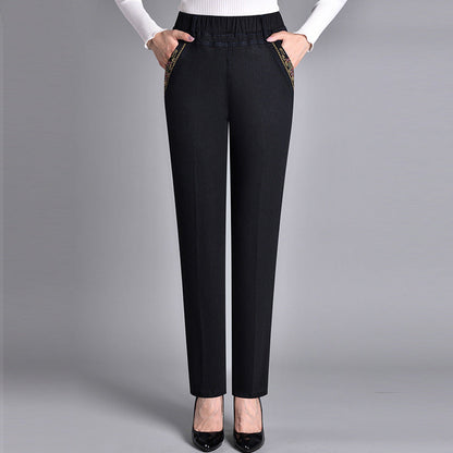 Sommerfeld | Damenjeans mit elastischem Bund und Seitentaschen