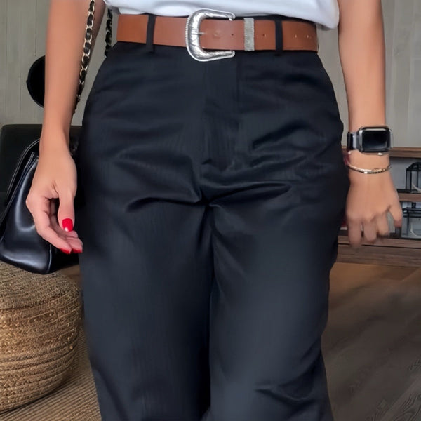 Sommerfeld | ELEGANTE, FIGURSCHMEICHELNDE HOSE MIT STREIFEN
