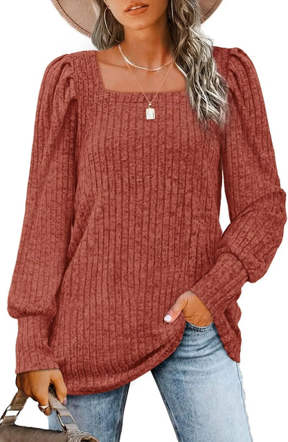 Sommerfeld | Lässiger Pullover mit Quadrat-Ausschnitt