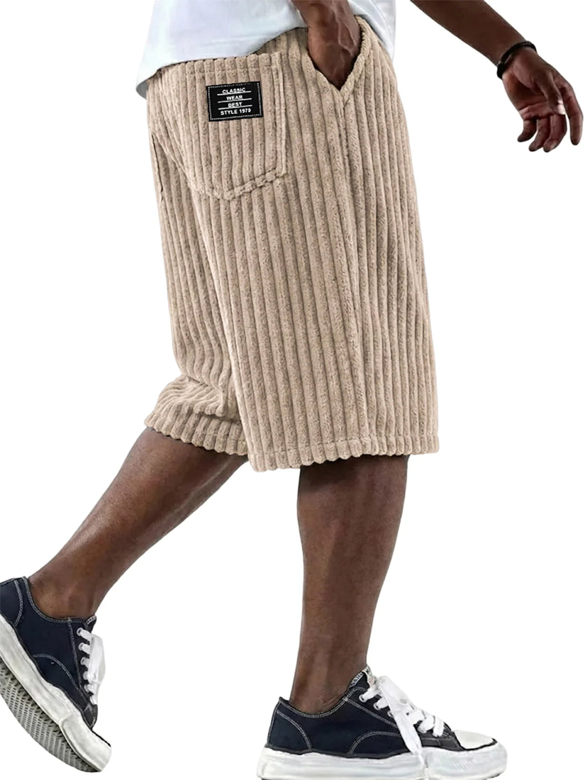 Sommerfeld | Cord-Shorts mit Stickdetail (1 Kaufen, 1 GRATIS dazu)