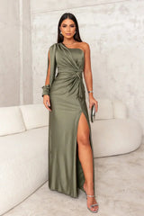 Dorie™ - Asymmetrisches Kleid mit Langem Schlitz