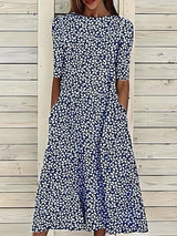 Sela™ – Sommerliches Midikleid mit elegantem Blumenprint